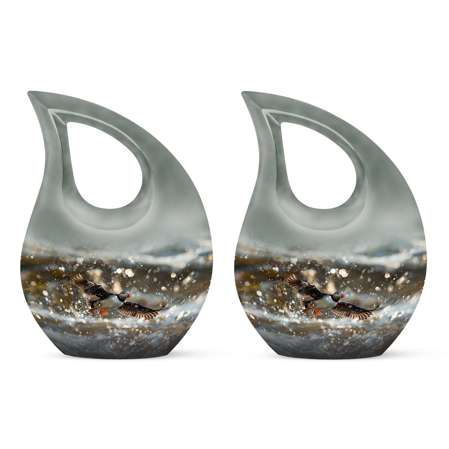 Personalized Bird Keepsake Urn for Dad - 10-inch, 200 cu in - Yatskia