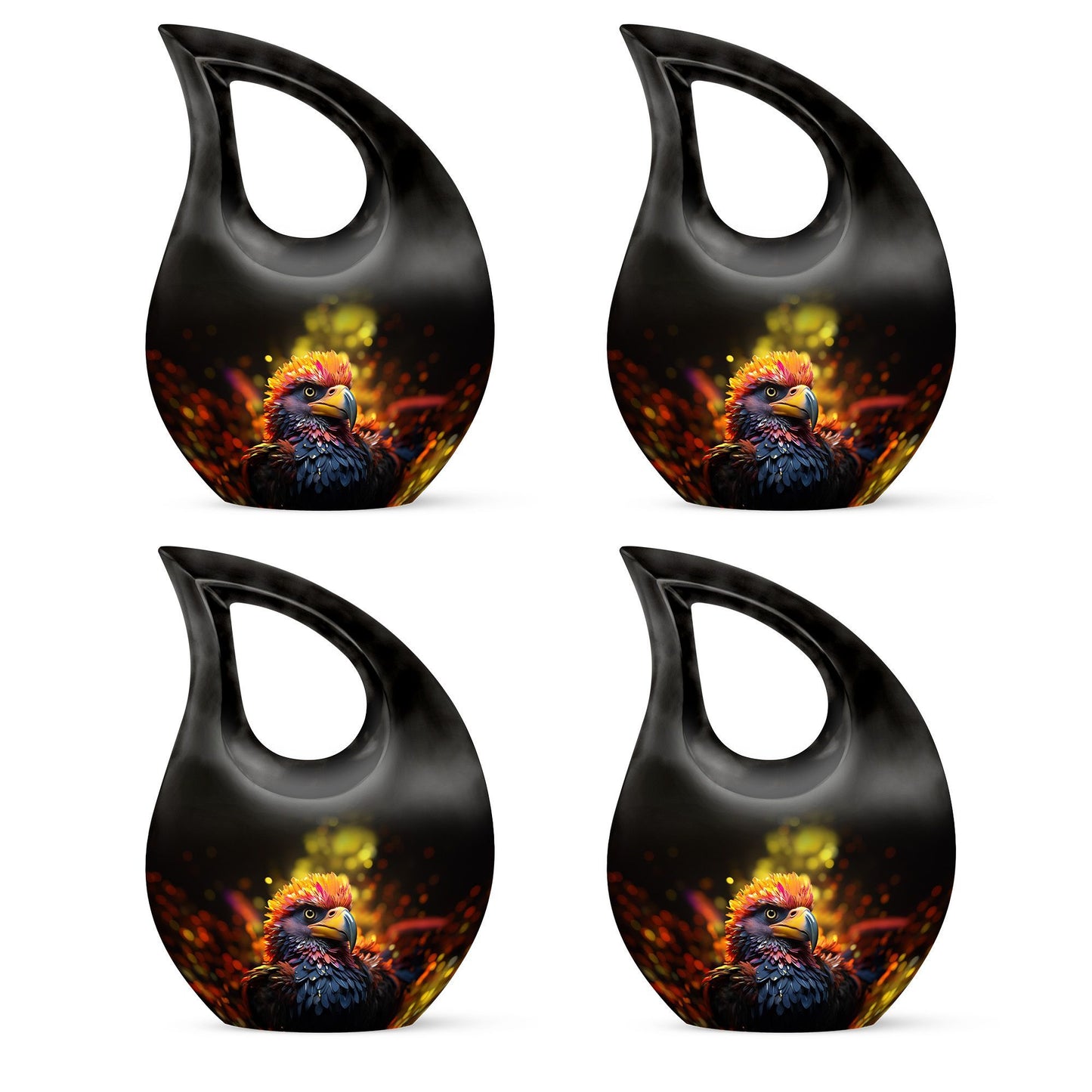 Medium-sized Puffin Bird Urn 