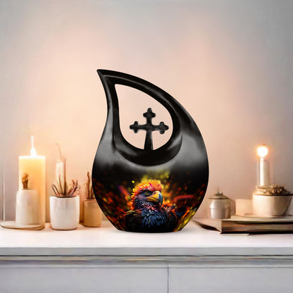 Medium-sized Puffin Bird Urn 