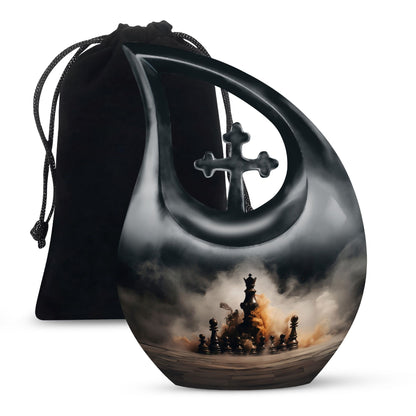 10 inch Chess Urn, 