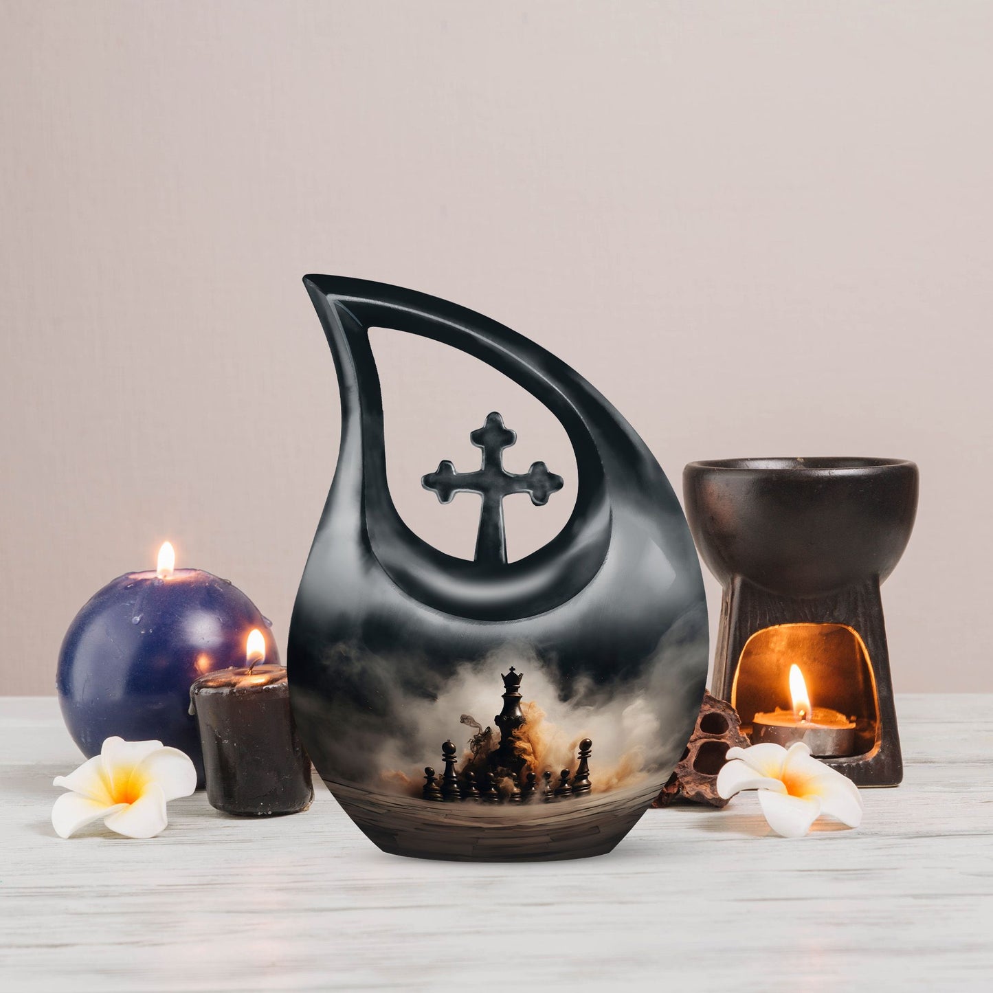 10 inch Chess Urn, 