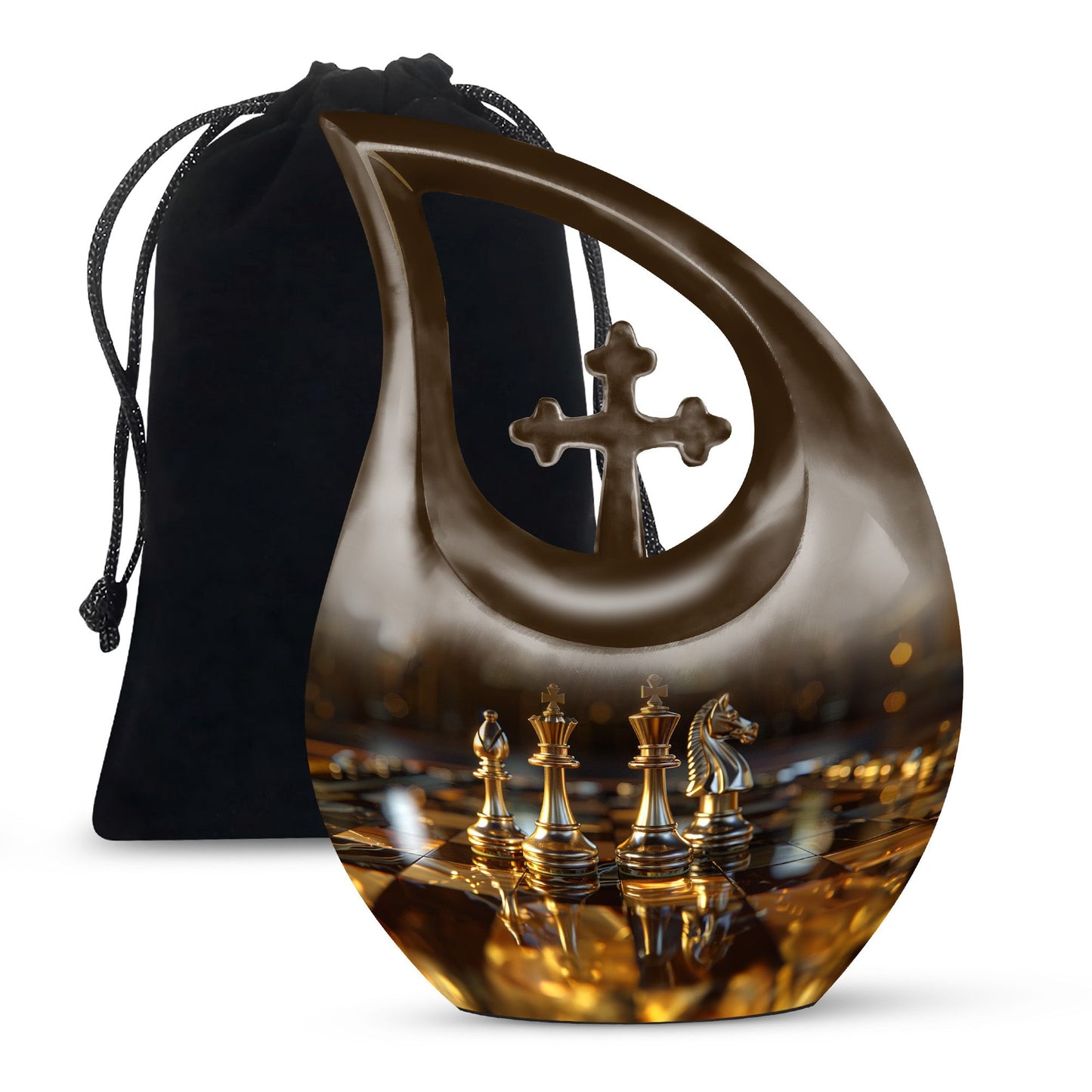 Extra large chess urn 