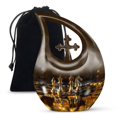 Extra large chess urn 