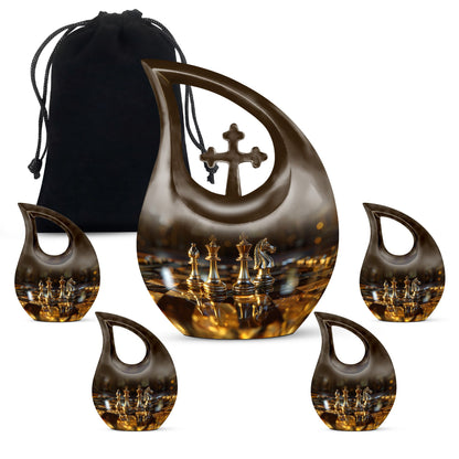 Extra large chess urn 