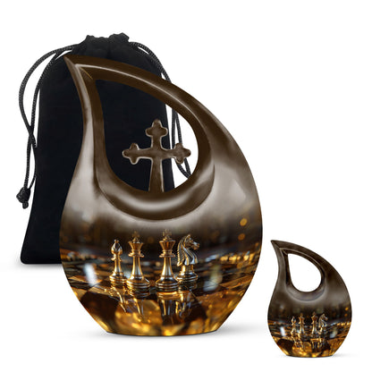 Extra large chess urn 