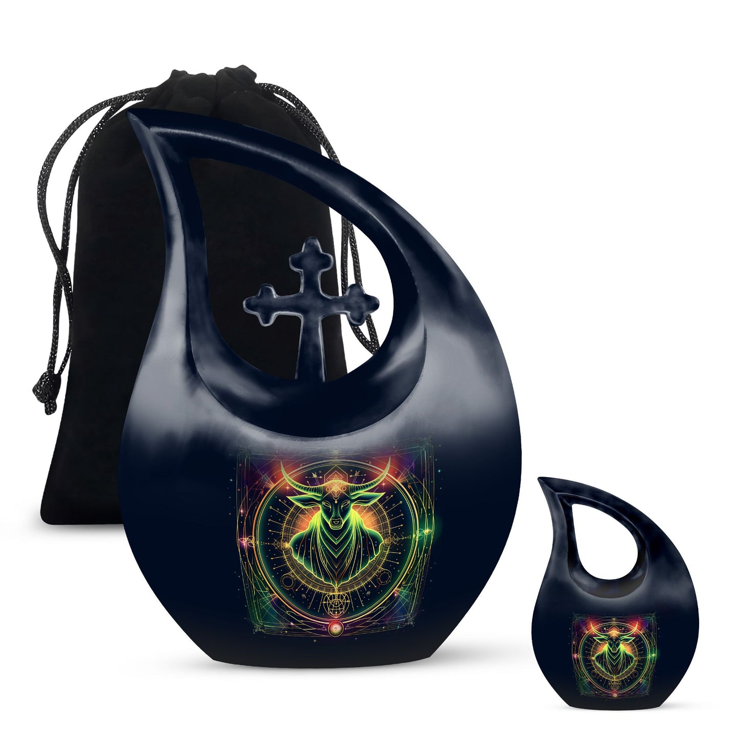 10-inch Zodiac themed Urn 