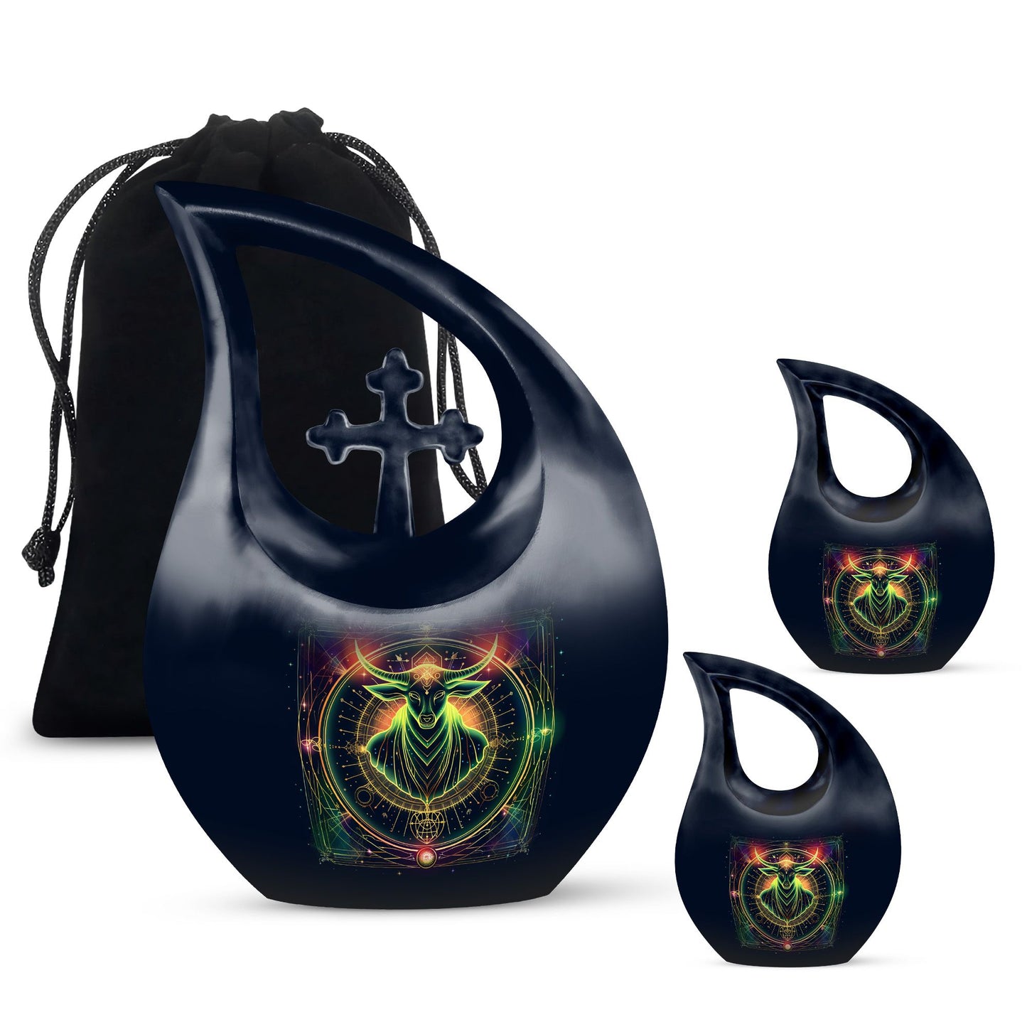 10-inch Zodiac themed Urn 