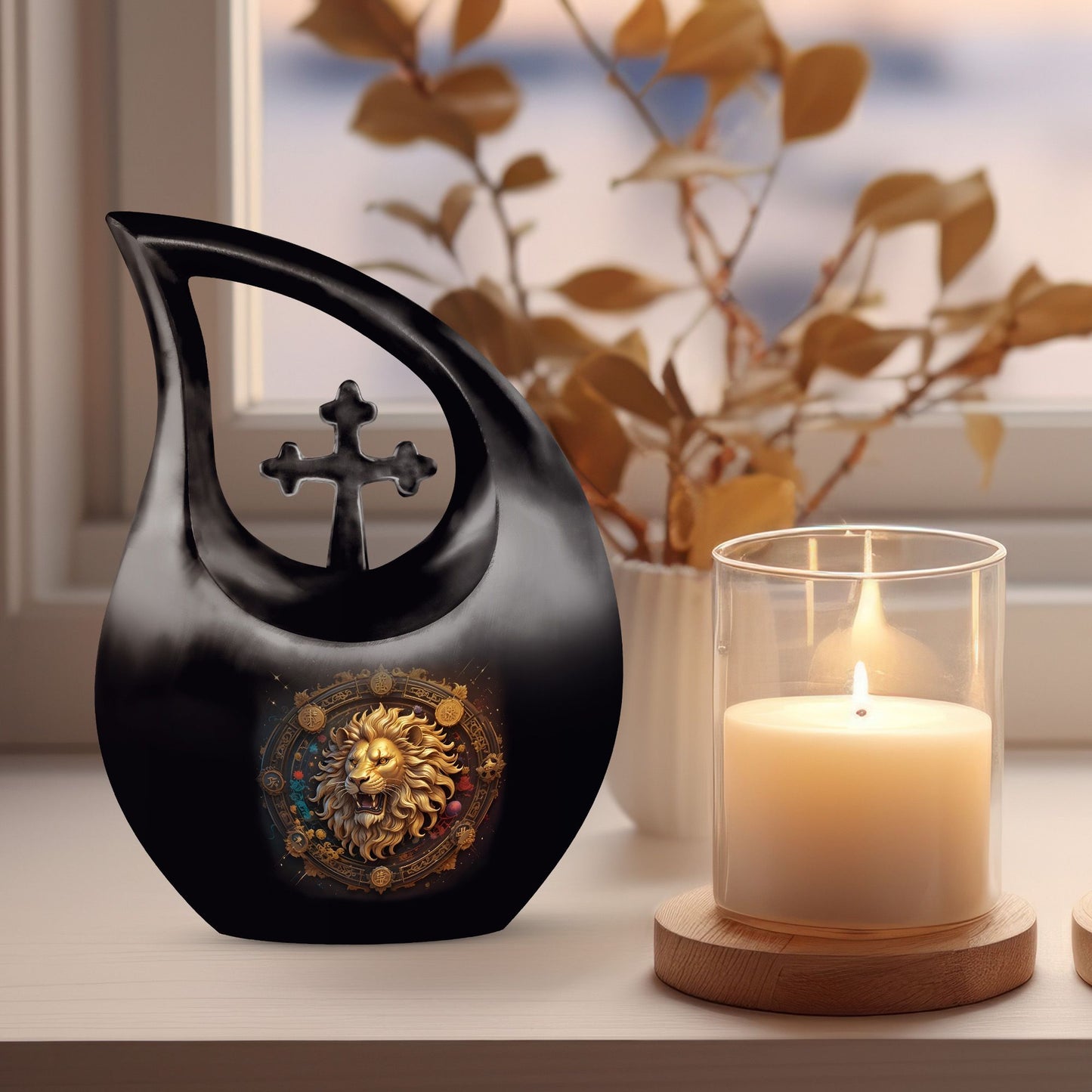 Zodiac-themed 10-inch Full Size Urn
