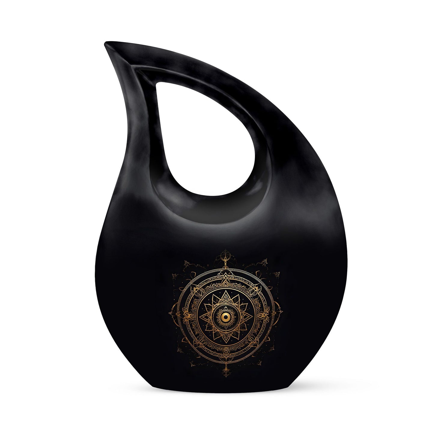 10-Inch Zodiac Themed Cross Drop Design Custom Urn, 
