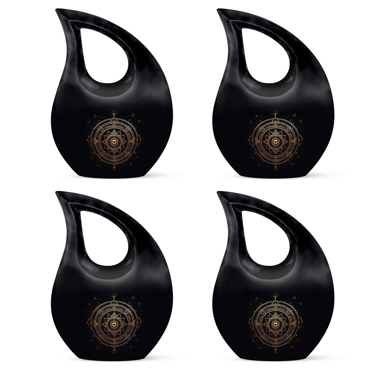 10-Inch Zodiac Themed Cross Drop Design Custom Urn, 