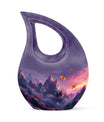 10-inch Purple Meadow Urn,