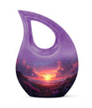10 inch Purple Meadow Urn 
