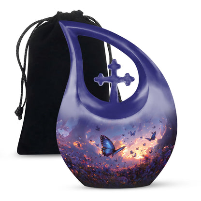 10-inch Purple Meadow Urn