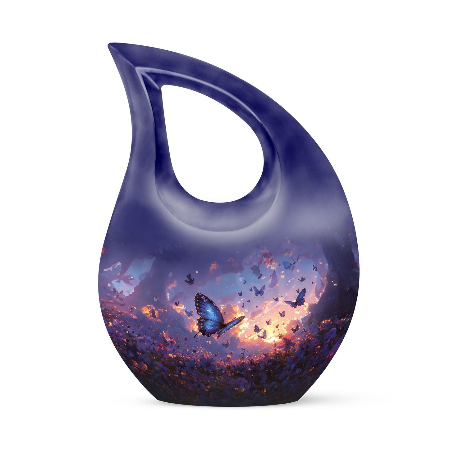 10-inch Purple Meadow Urn