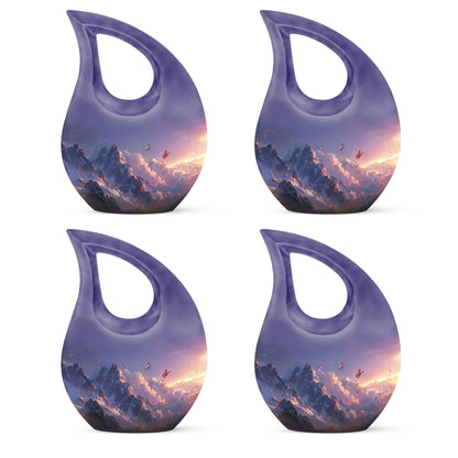 Purple Meadow-themed Urn 