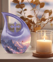 Purple Meadow-themed Urn 