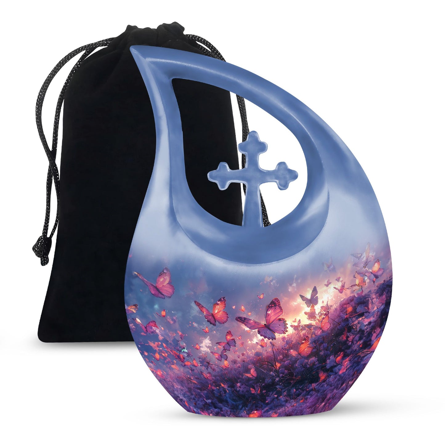 Purple Meadow Urn