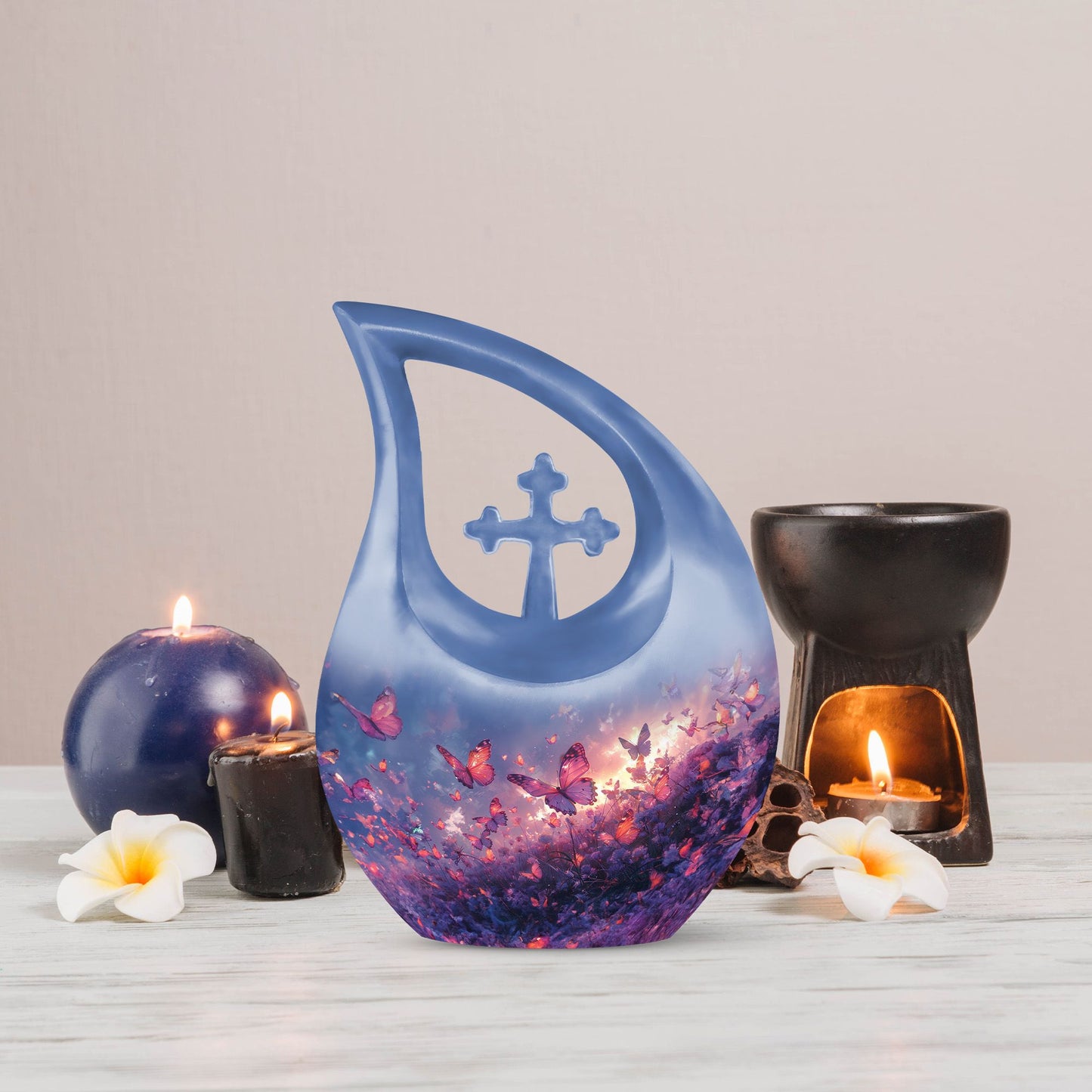 Purple Meadow Urn