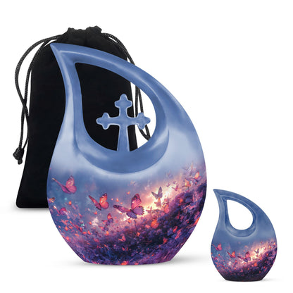 Purple Meadow Urn