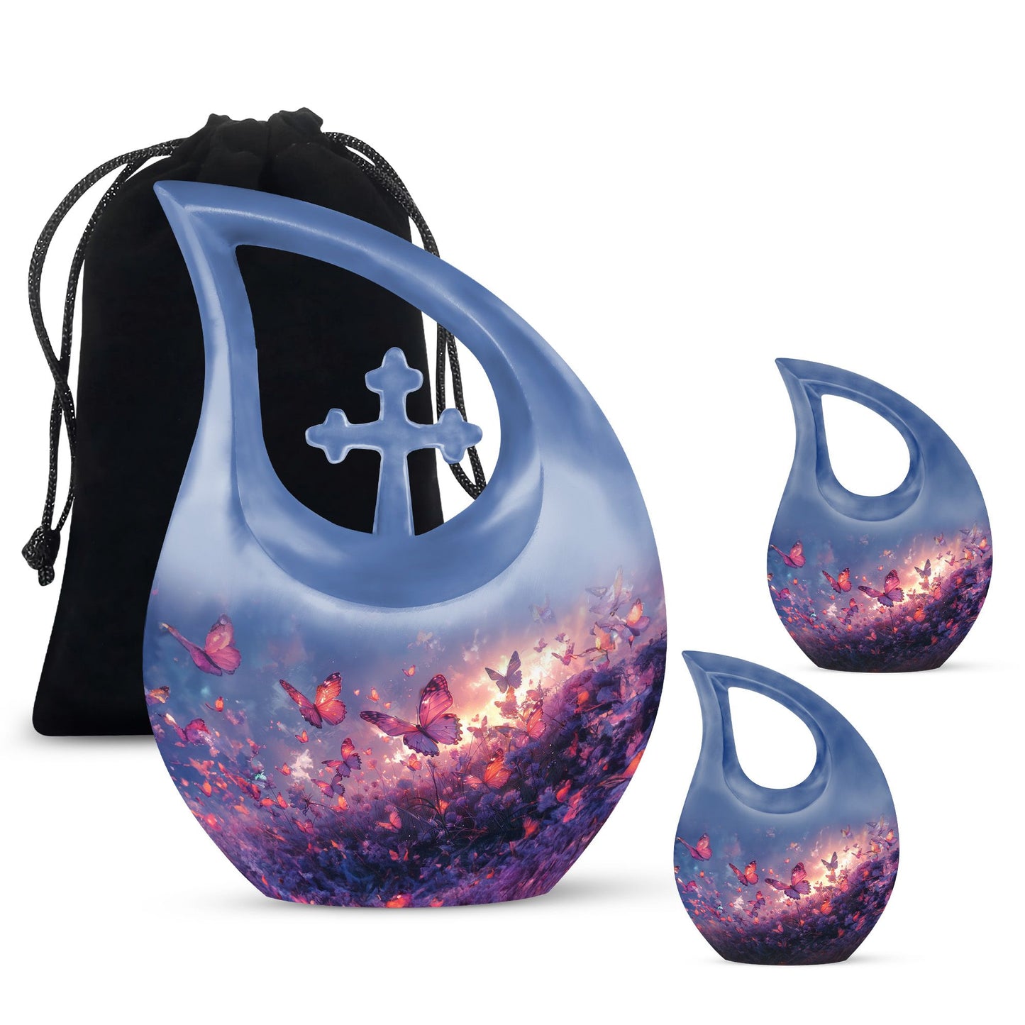 Purple Meadow Urn