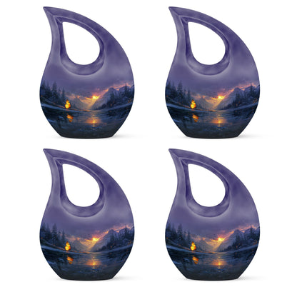 10-Inch Purple Meadow Urn 