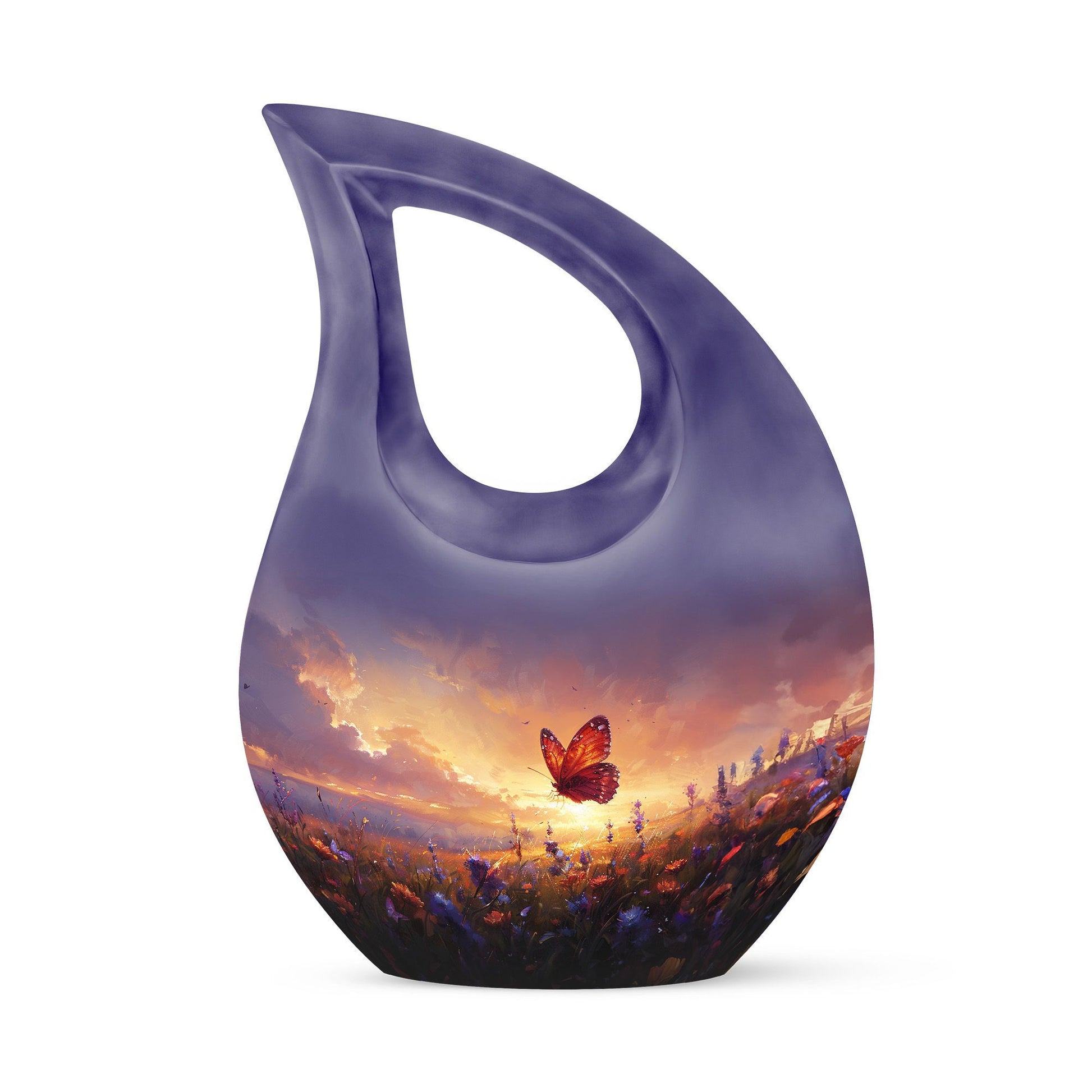 Purple Meadow Urn, 