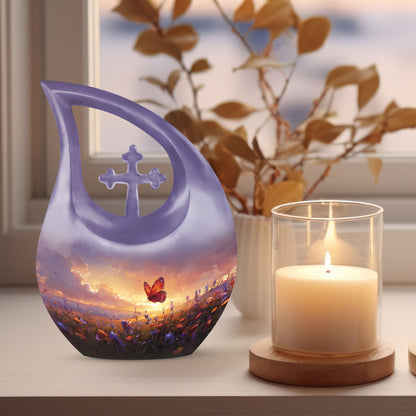 Purple Meadow Urn, 