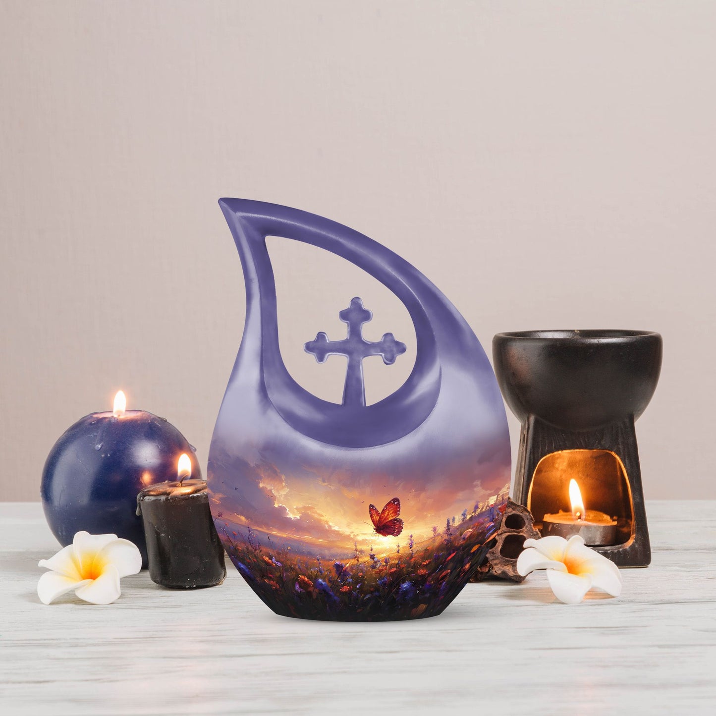 Purple Meadow Urn, 