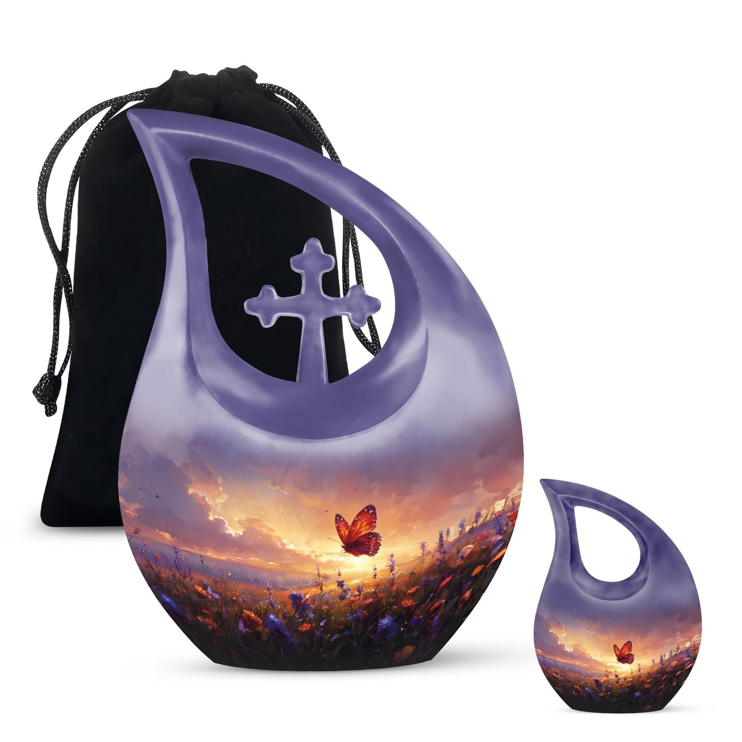 Purple Meadow Urn, 