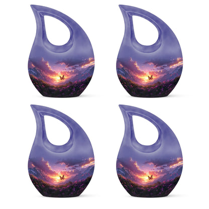 10 inch Purple Meadow Urn 