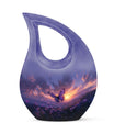 10-inch Purple Meadow Urn 