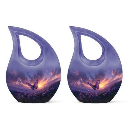 10-inch Purple Meadow Urn 