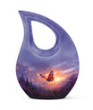 Monarch Butterfly Cremation Urn For Ashes - Purple Urns For Funeral