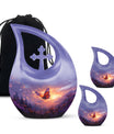 Monarch Butterfly Cremation Urn For Ashes - Purple Urns For Funeral