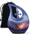 Butterfly Sunset Cremation Urns – Handmade Butterfly Memorial Urns for Ashes