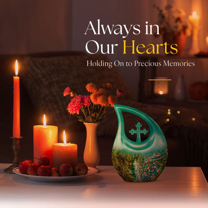 10-inch Flowers Urn 