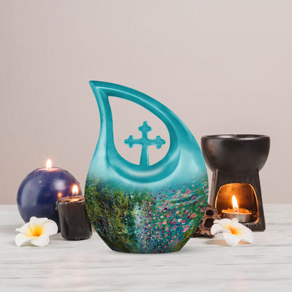 10-inch Flowers Urn 