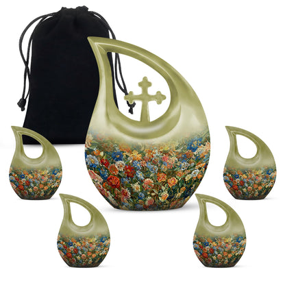 Flowers-themed Urn 