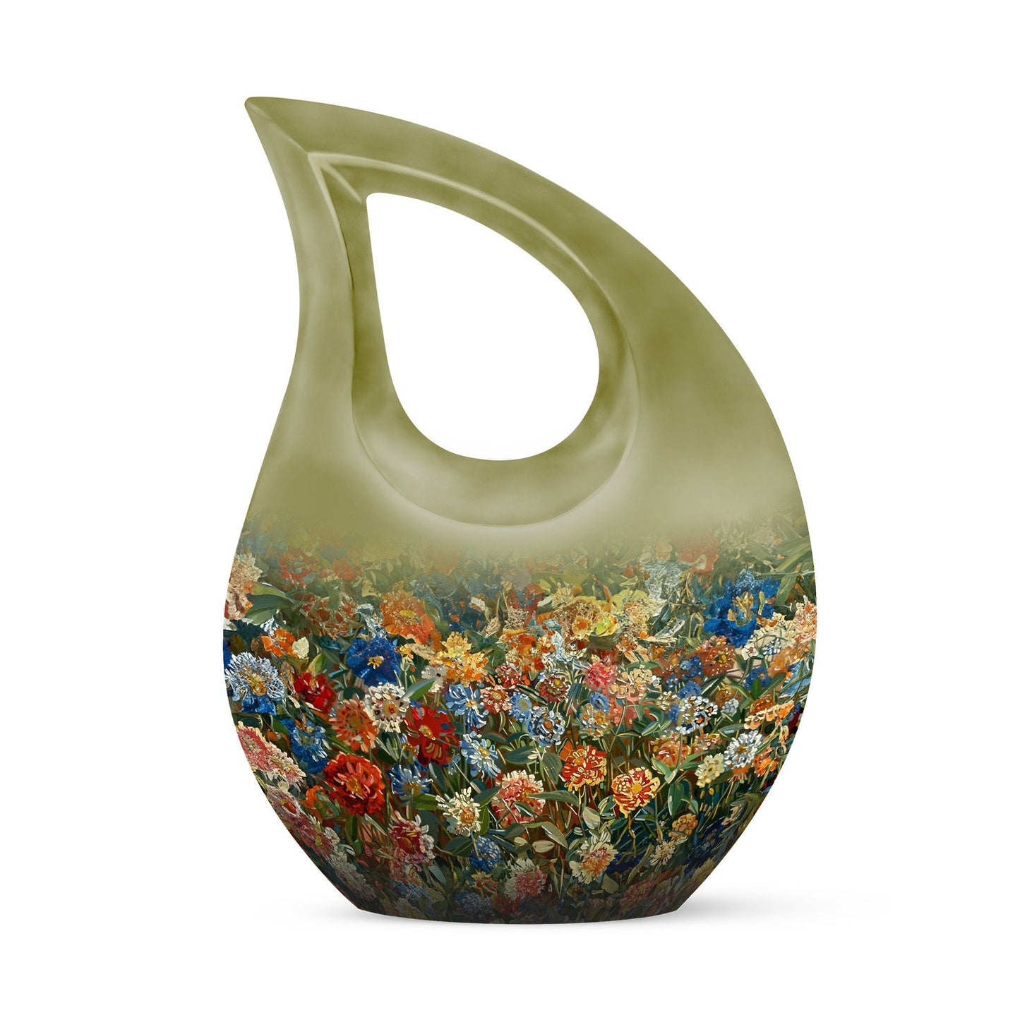 Flowers-themed Urn 