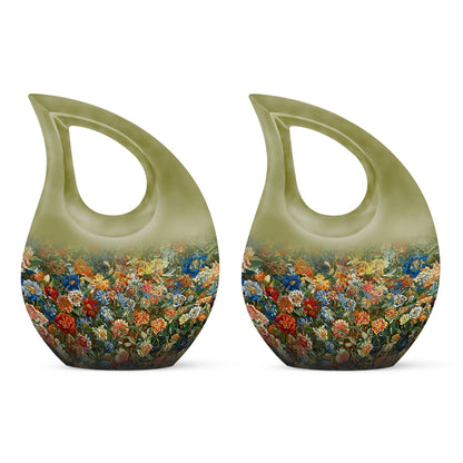 Flowers-themed Urn 