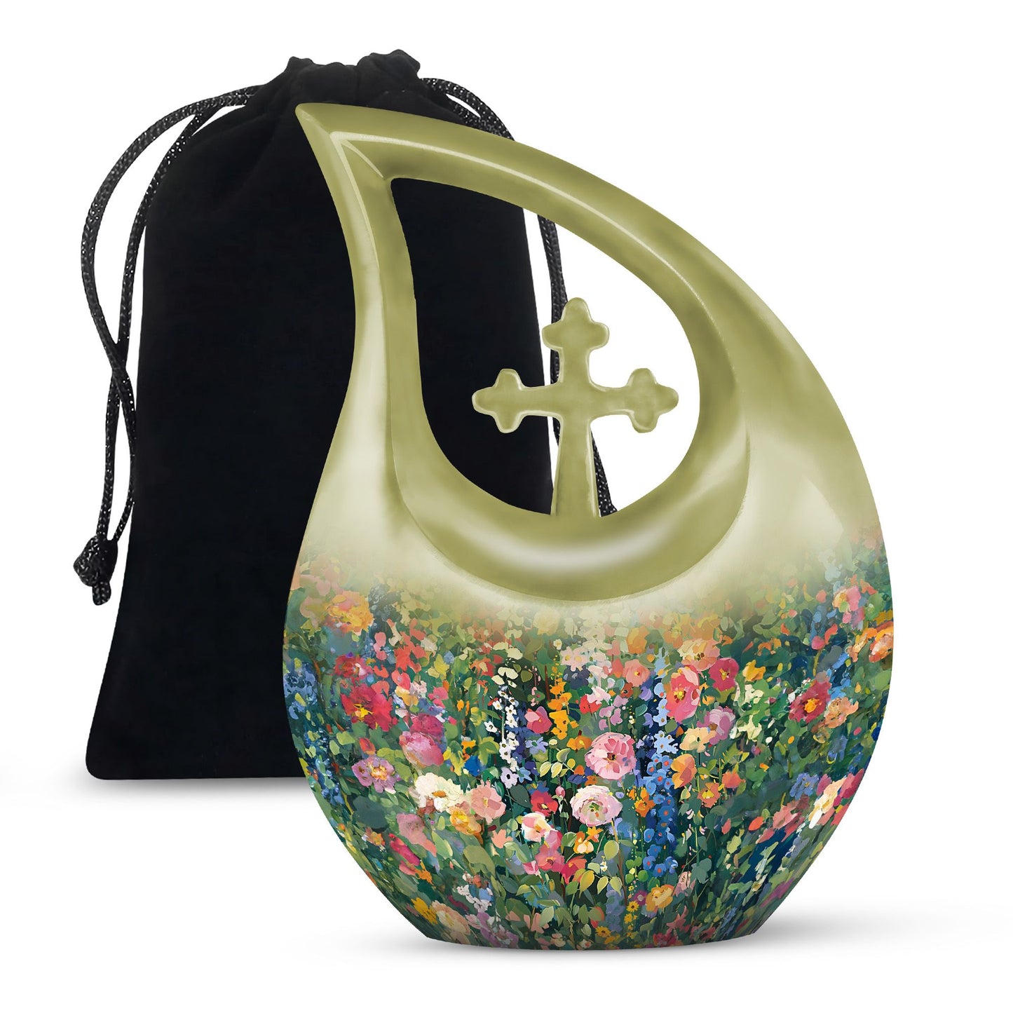 10-inch Flowers Urn, 