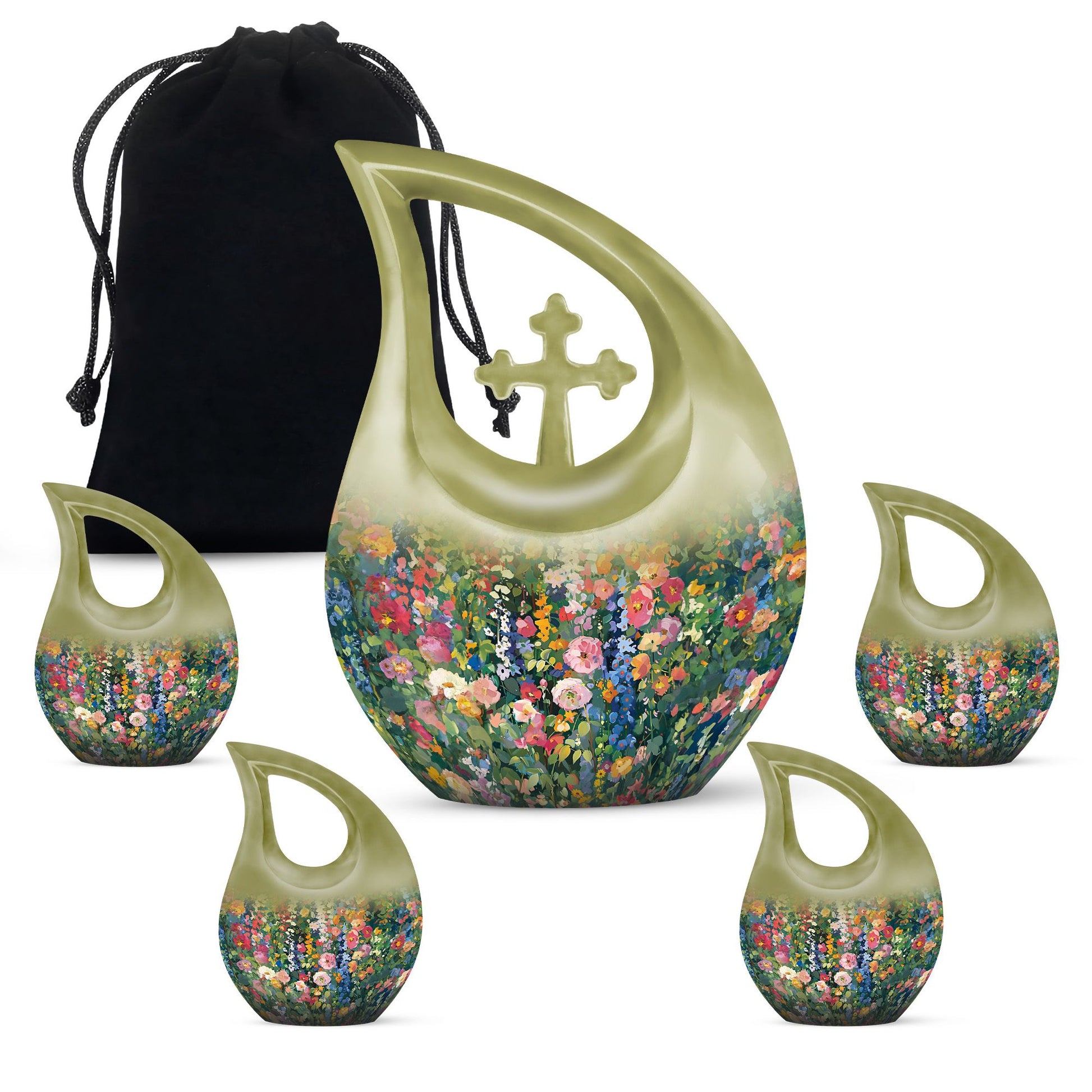 10-inch Flowers Urn, 