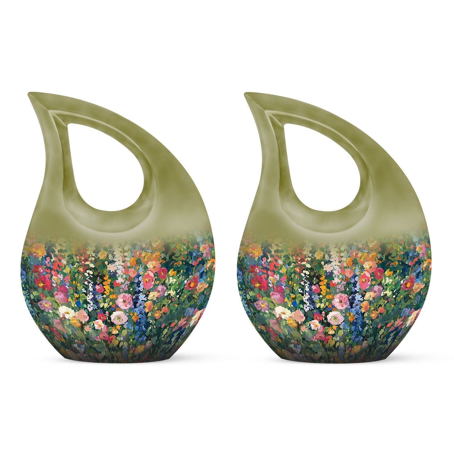 10-inch Flowers Urn, 