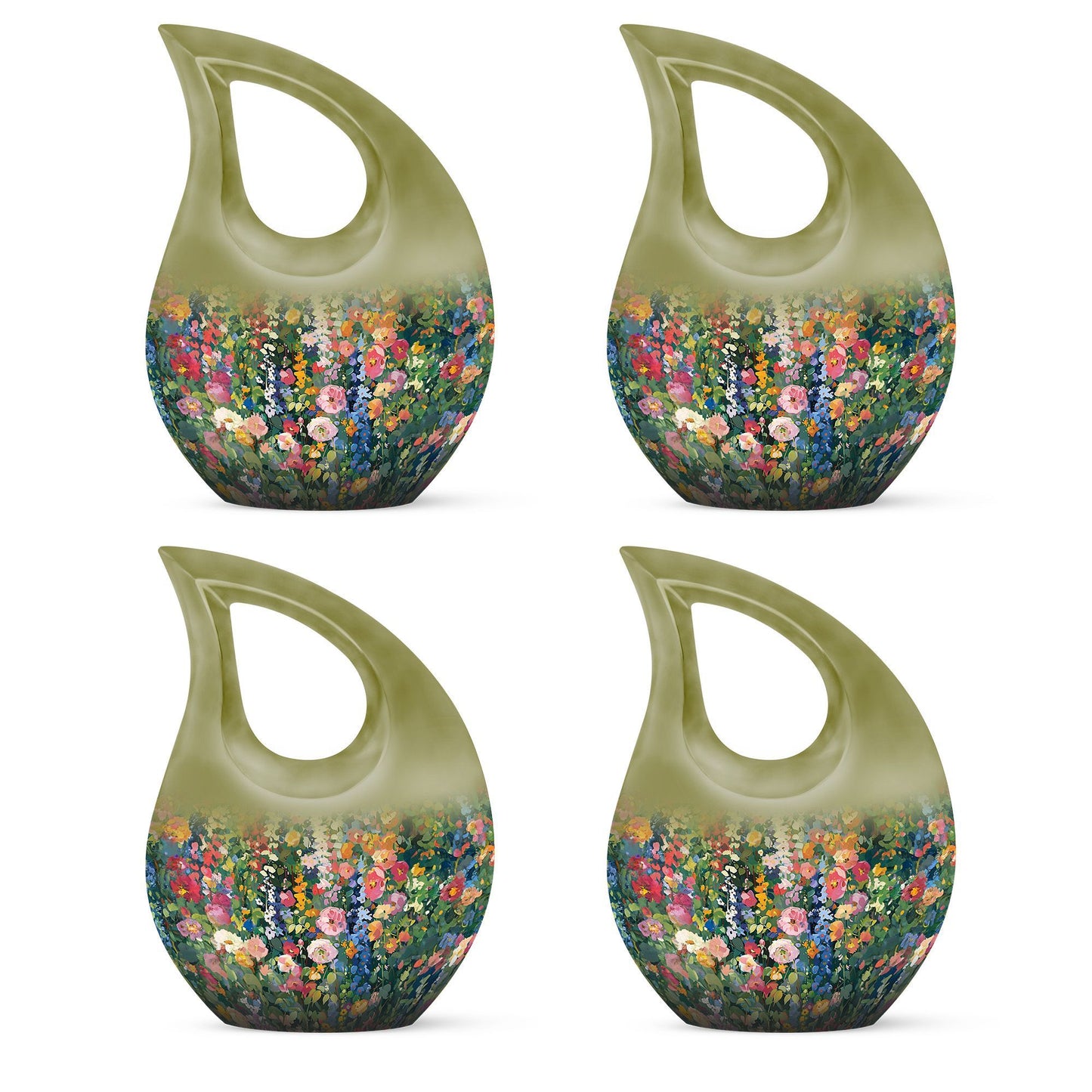 10-inch Flowers Urn, 