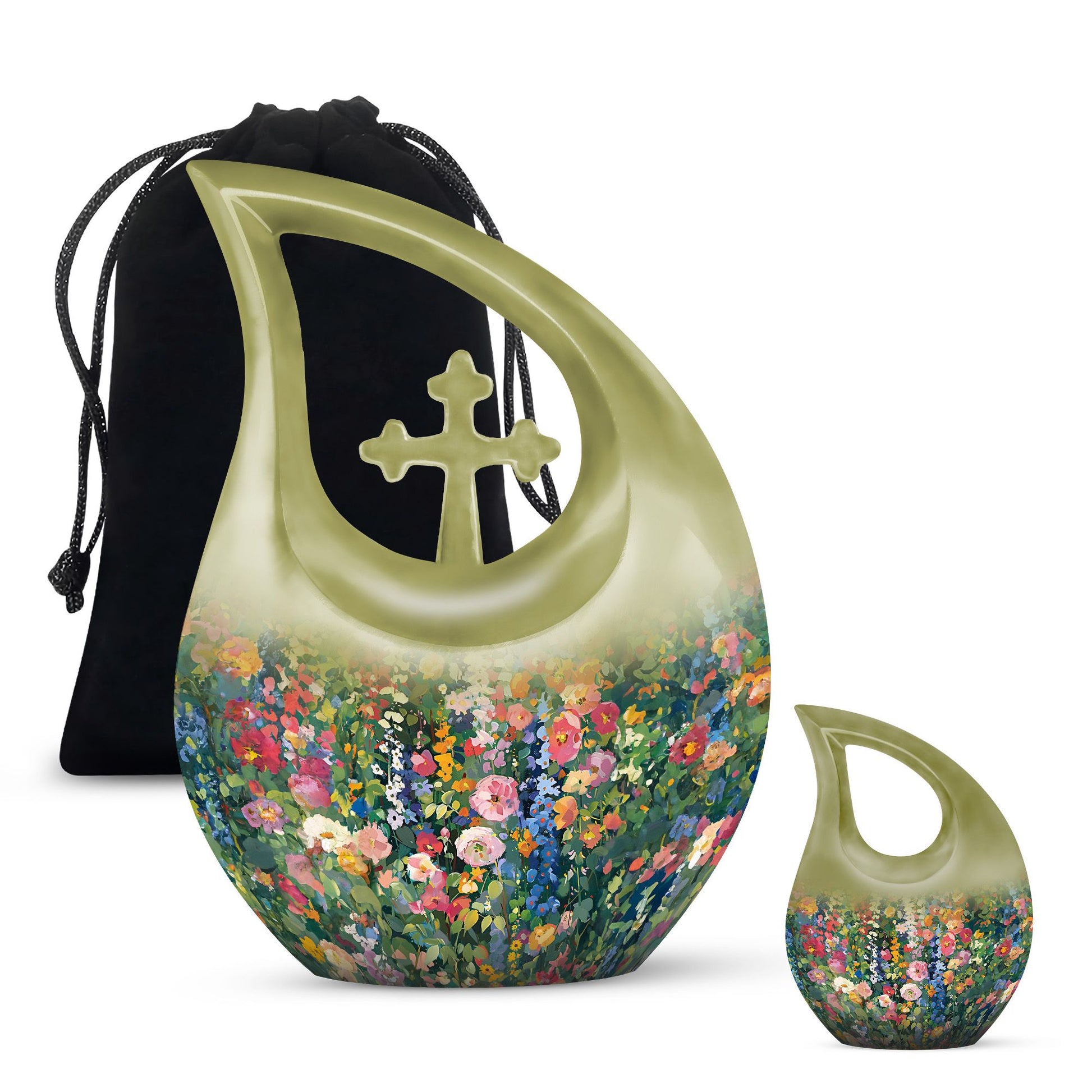 10-inch Flowers Urn, 