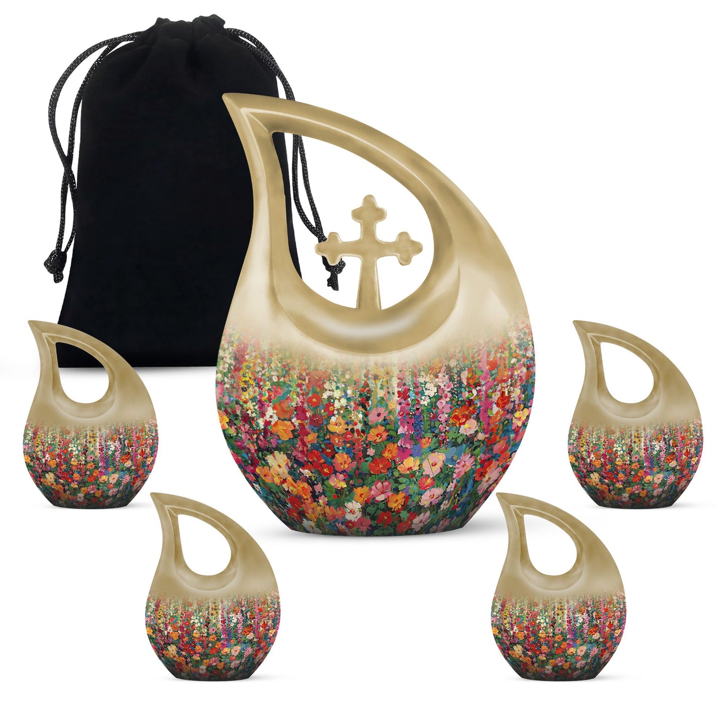 10-inch Flowers Urn 