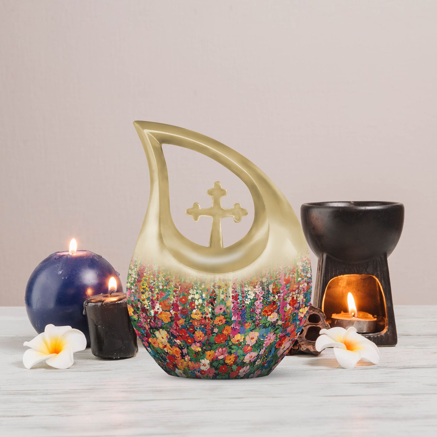 10-inch Flowers Urn 