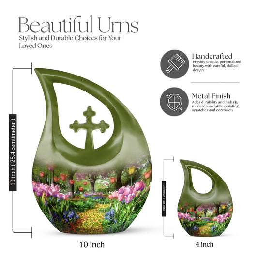 10-inch Flowers Urn,