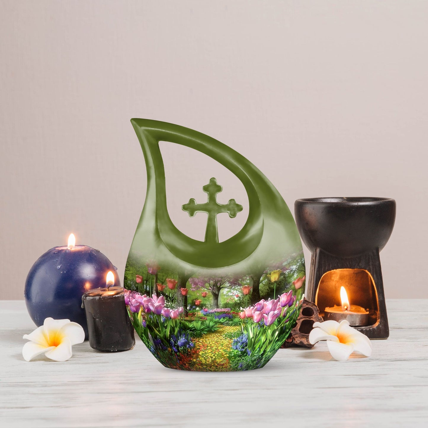 10-inch Flowers Urn,