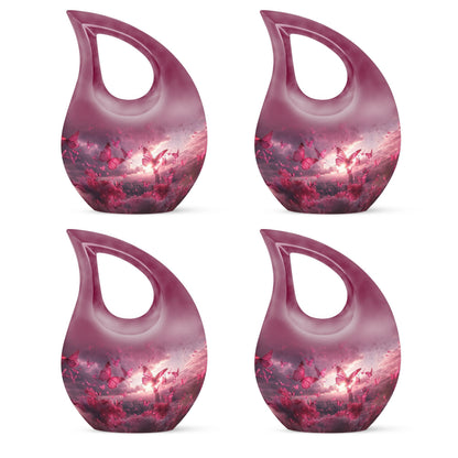 Pink Butterfly 10-inch Custom Mom Urn
